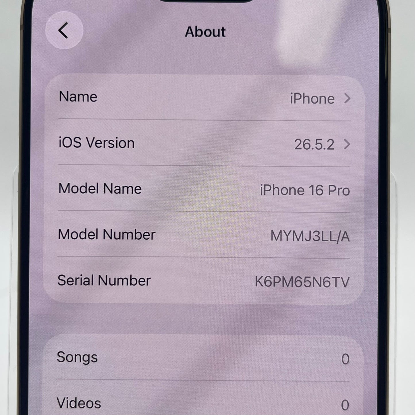 Factory Unlocked Apple iPhone 16 Pro 256GB Desert Titanium MYMJ3LL/A