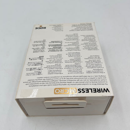 New Rode Micro 20Hz - 20kHz Wireless Microphone 0927-3037-02-13
