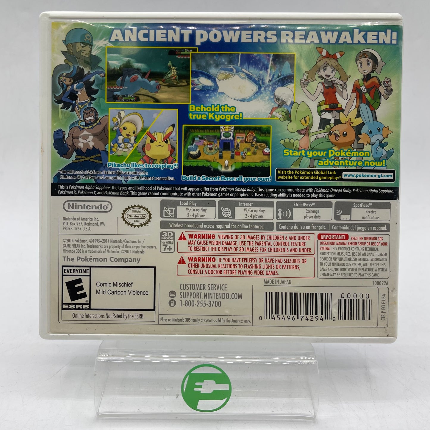 Pokemon Alpha Sapphire (Nintendo 3DS, 2014)