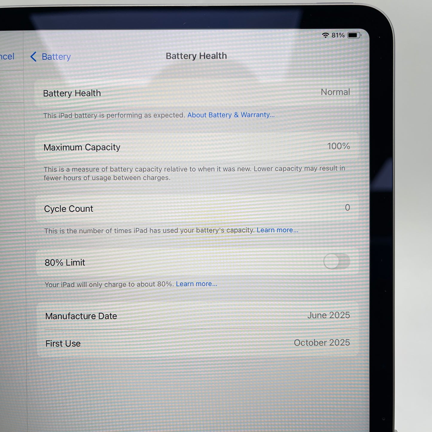 WiFi Only Apple iPad Air 13" M3 128GB Space Gray MCNH4LL/A
