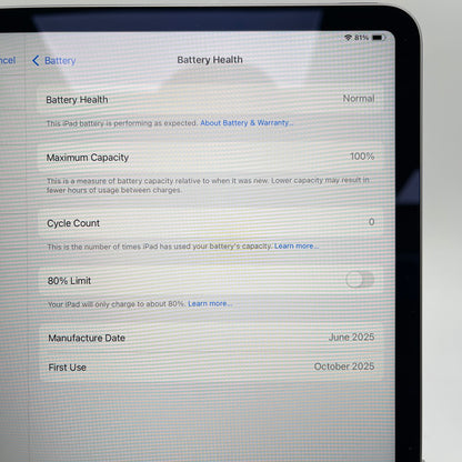 WiFi Only Apple iPad Air 13" M3 128GB Space Gray MCNH4LL/A