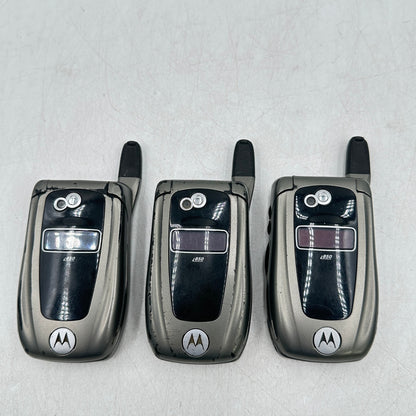 Lot of 4 Motorola Nextel Silver i880/ 3x i850 Cell Phone FA8400M/B000A2REVG