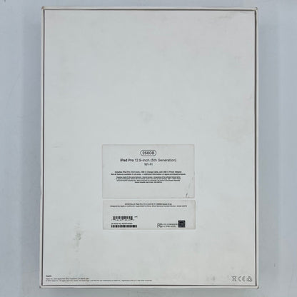 WiFi Only Apple iPad Pro 12.9" 5th Gen 256GB Space Gray MHNH3LL/A