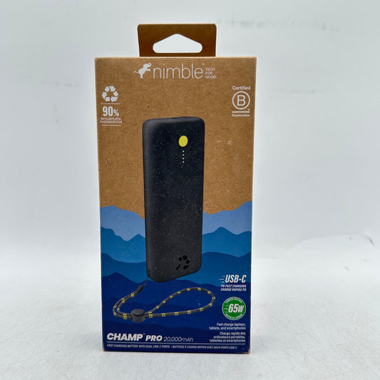 New Nimble Champ Pro USB-C Fast Charging Power Bank NB-CPC-20K2C-11483