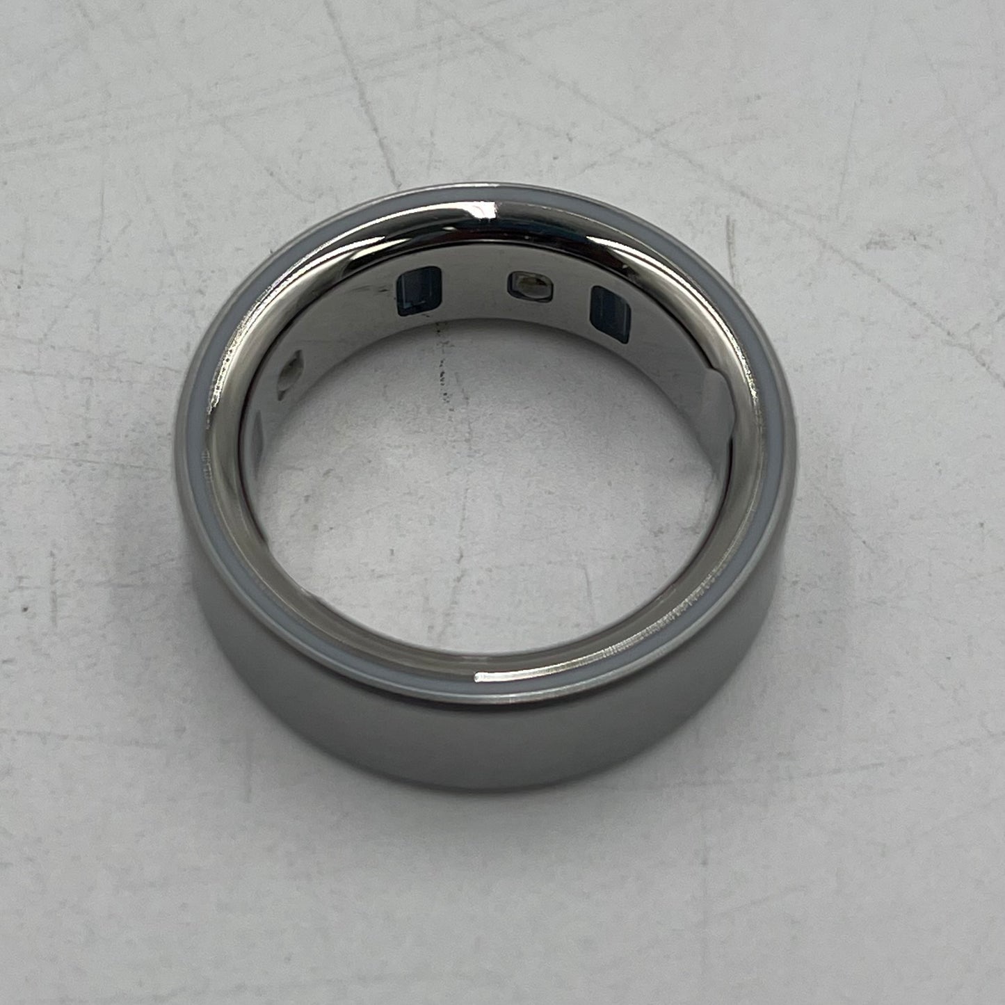 Oura Ring 4 Size 10 Brushed Silver Titanium Smart Ring JZ90-54220-10