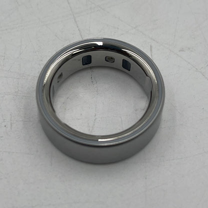Oura Ring 4 Size 10 Brushed Silver Titanium Smart Ring JZ90-54220-10