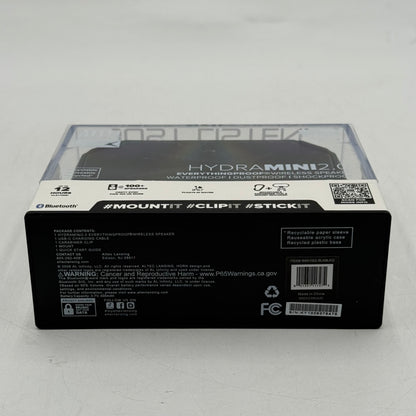 New Altec Lansing Hydra Mini 2 Portable Bluetooth Speaker Black IMW1002-BLKBLKG
