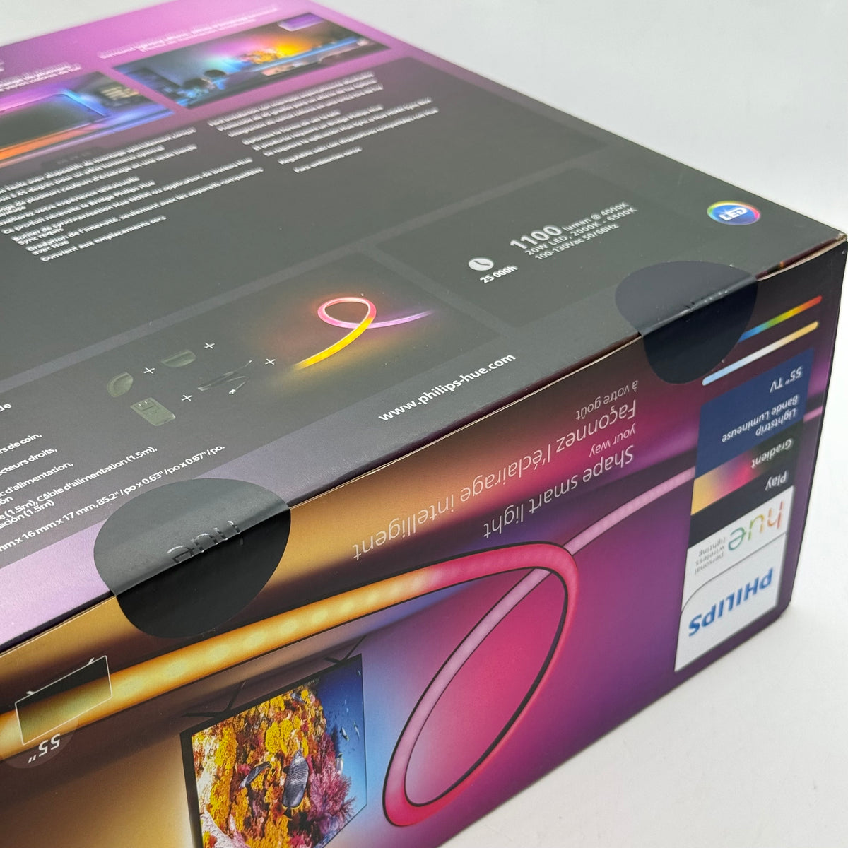 New Philips Hue Play Gradient Smart LED Light Strip 560409