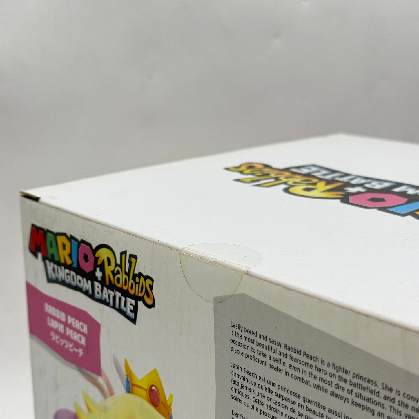 New UBI Collectibles Mario+Rabids Kingdom Battle Rabid Peach Collectible Toy