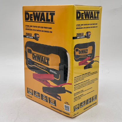 New DeWalt DXAELJ25C 12V Lithium Jump Starter with USB Power Bank