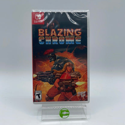 New Sealed Blazing Chrome Limited Run- Nintendo Switch Game