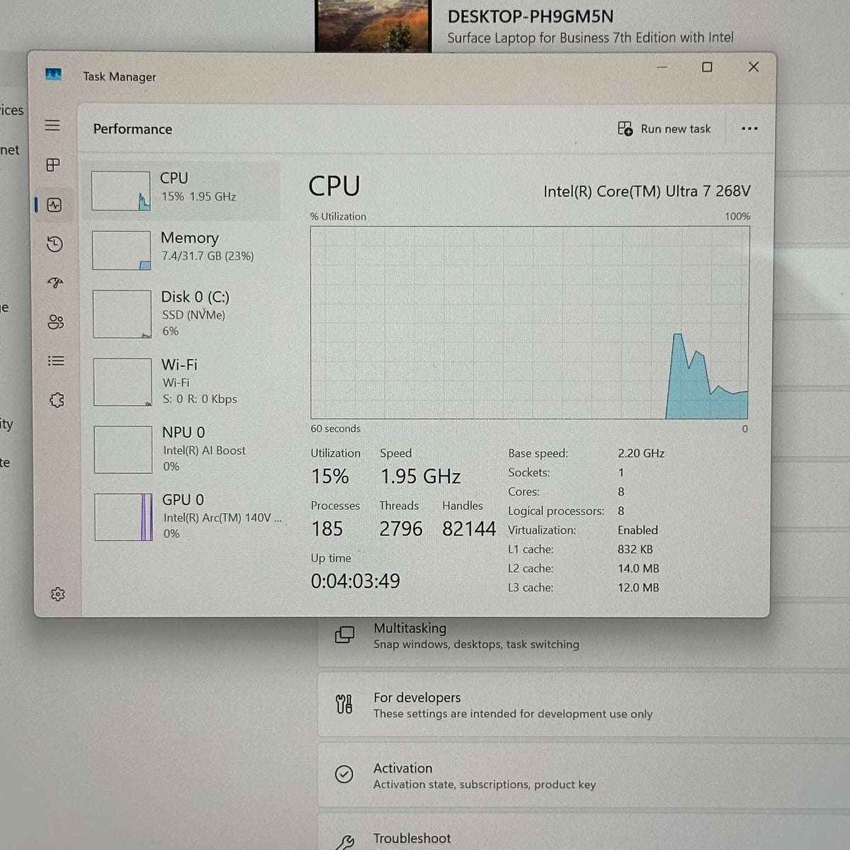 Microsoft Surface Laptop 7 13.8" Core Ultra 7 268V 2.2GHz 32GB RAM 1TB SSD 2108