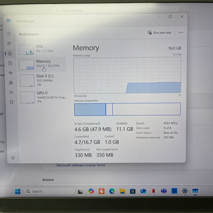 Lenovo ThinkBook X1 Carbon Gen 9 14" i7-1185G7 3.0GHz 16GB RAM 512GB SSD