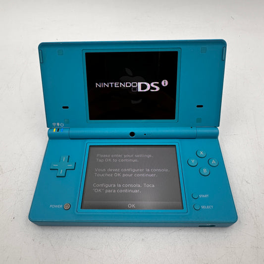 Nintendo DSi Handheld Game Console Only TWL-001 Aqua Blue