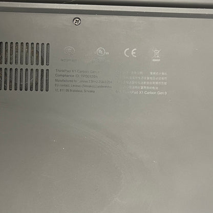Lenovo ThinkBook X1 Carbon Gen 9 14" i7-1185G7 3.0GHz 16GB RAM 512GB SSD