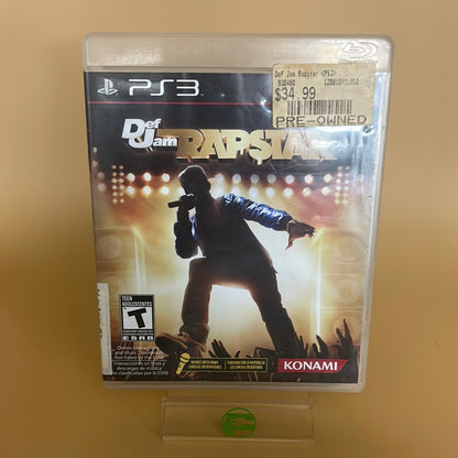 Good Def Jam Rapstar  (Sony PlayStation 3 PS3,  2010)