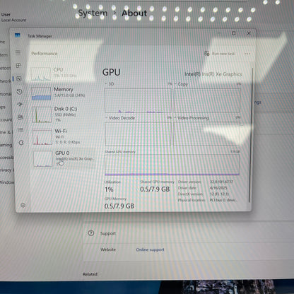 Microsoft Surface Studio 1964 14.4" i5-11300H 3.1GHz 16GB RAM 512GB SSD