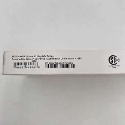 New Apple MagSafe Battery Pack White MGPGRAM/A MagSafe Battery