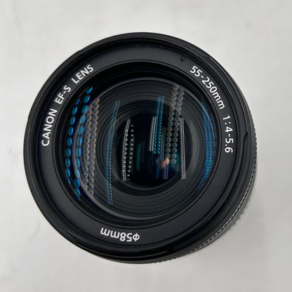 Canon EF-S Telephoto 55-250mm f/4.5-5.6 IS Zoom Lens