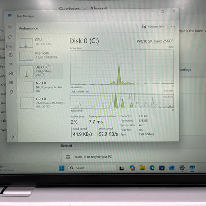 Dell Pro 14 Plus PB14255 14" Ryzen AI 7 Pro 350 2.0GHz 64GB RAM 256GB SSD