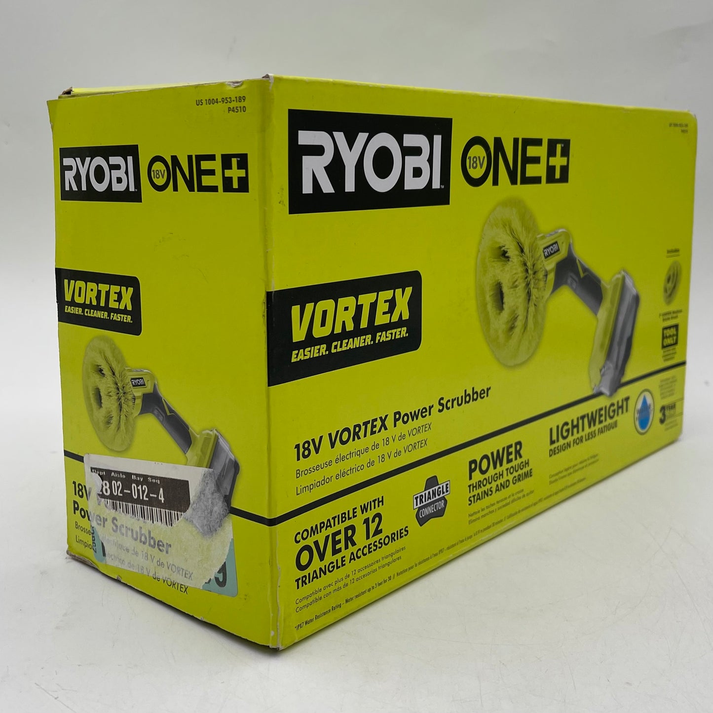 New Ryobi P4510 18V Vortex Power Scrubber