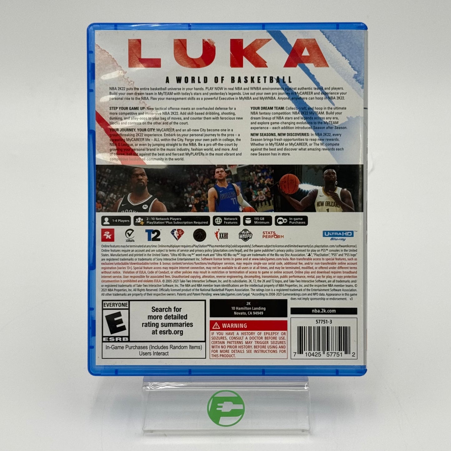 NBA 2K22 (PlayStation 5 PS5, 2021)