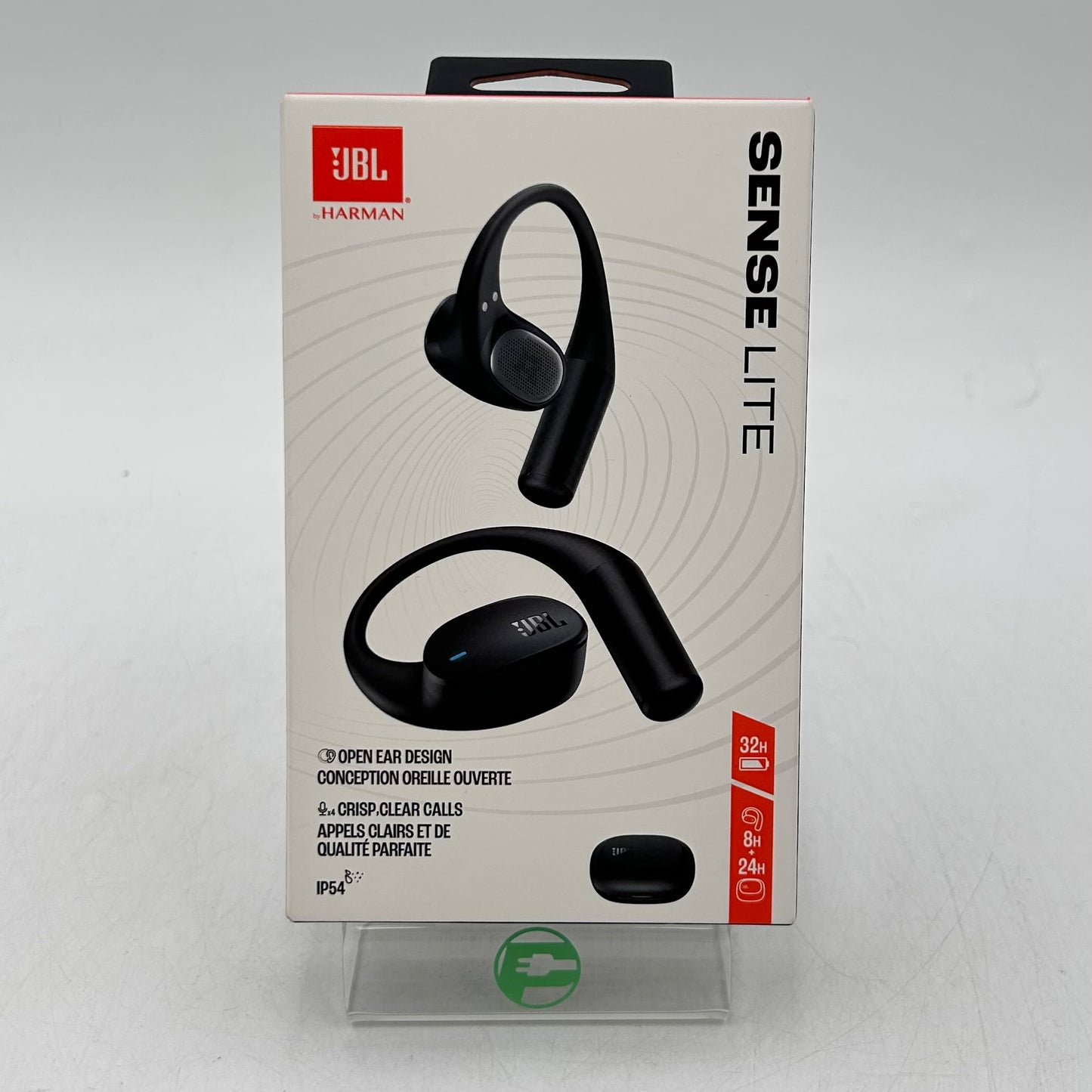 New JBL Sense Lite Open Ear True Wireless Earbuds Black JBLSENSELITEBLKAM