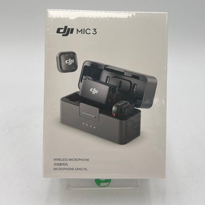 New DJI Mic 3 20Hz - 20kHz Wireless Microphone DAM001