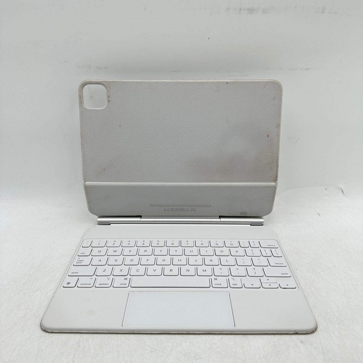 Apple Magic Keyboard for iPad 11" Keyboard Folio Case White A2261 READ
