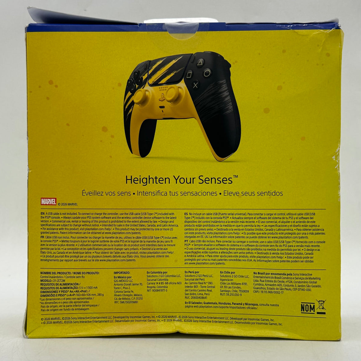 New Sony PlayStation 5 DualSense Wireless Controller Marvel's Wolverine Edition