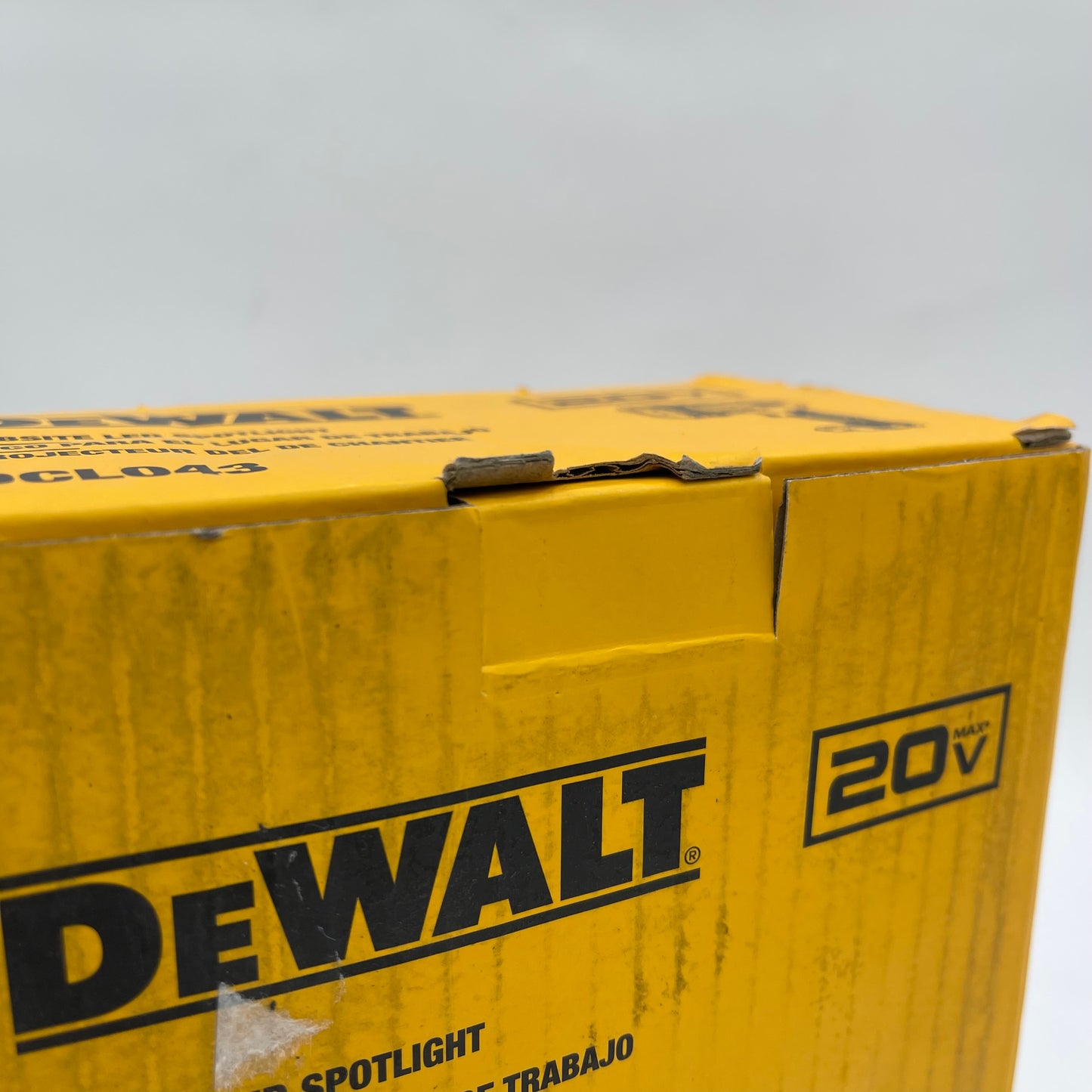 New DeWalt DCL043 20V MAX Jobsite Led Spotlight