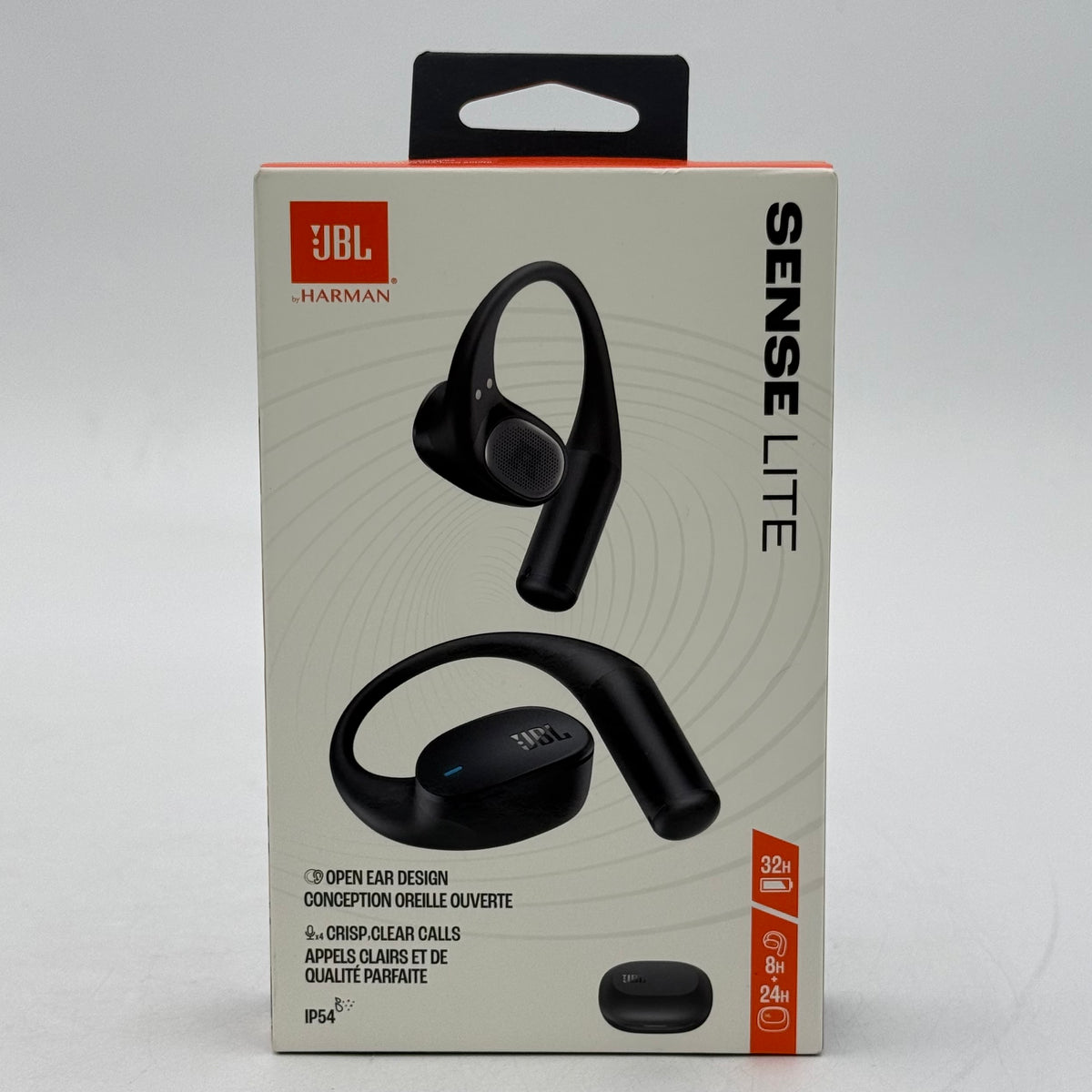 New JBL Sense Lite Open-Ear Wireless Headphones Black JBLSENSELITEBLKAM