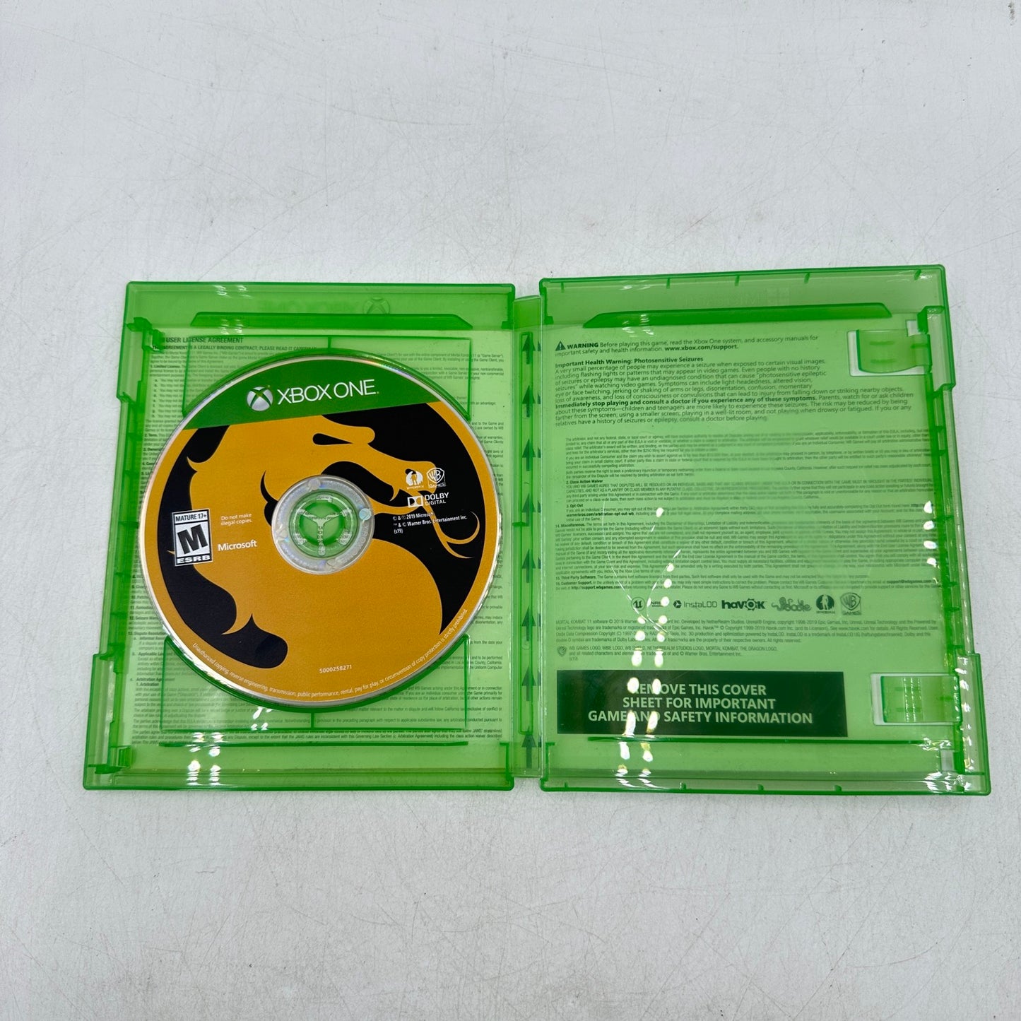 Lot of 4 Microsoft Xbox One Games [DB Xenoverse XV,MK 11,NBA 2K20,NBA2K15]
