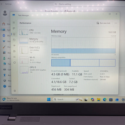 Lenovo ThinkPad X1 CARBON GEN 8 14" i7-10510U 1.8GHz 16GB RAM 1TB SSD