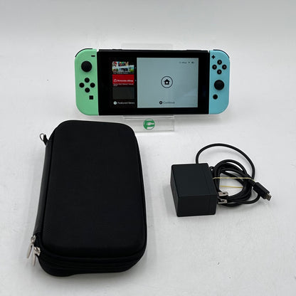 Nintendo Switch v2 Console Gaming System HAC-001(-01)  Animal Crossing Edition