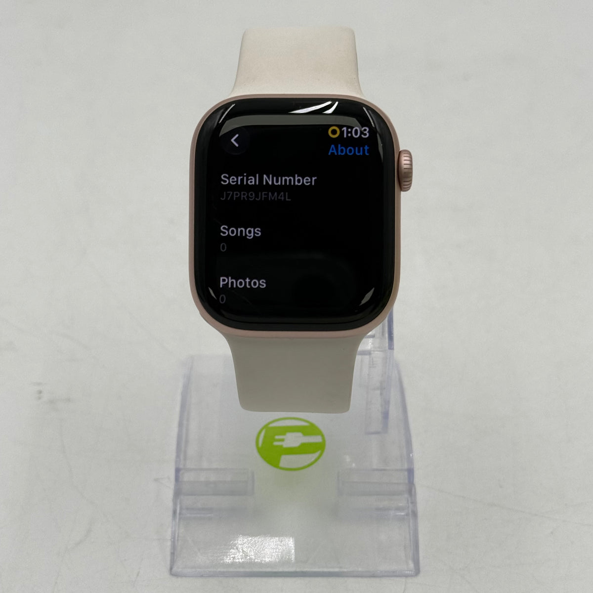 GPS Only Apple Watch Series 10 42MM Rose Gold Aluminum Light Blush Sport Band