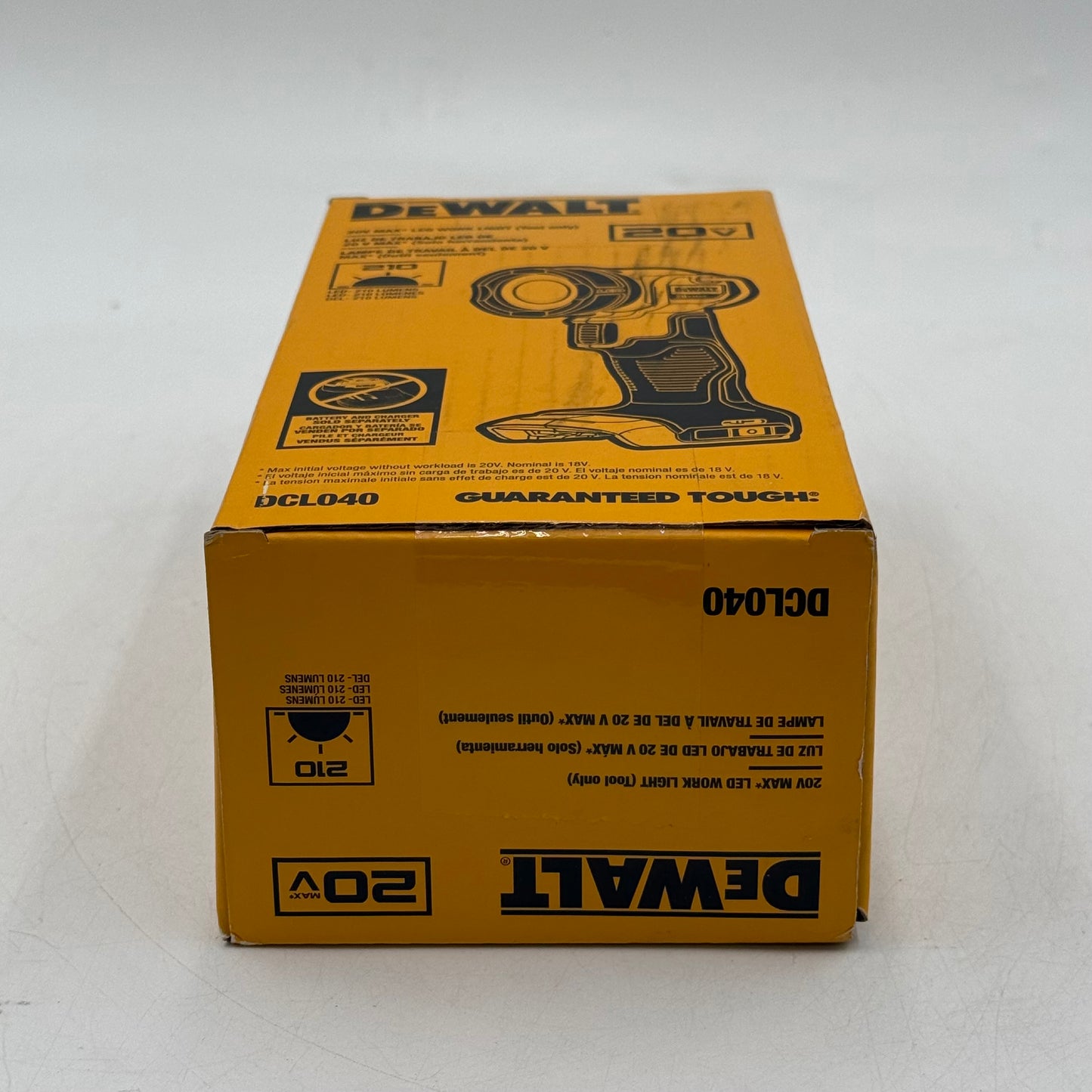 New DeWalt DCL040 20V MAX LED Work Light