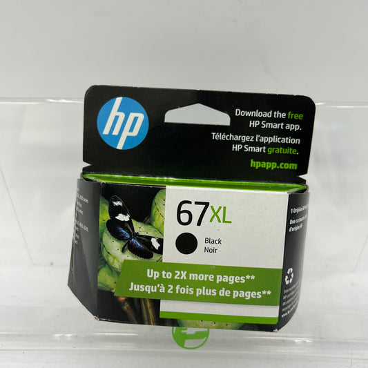 New HP 67XL 3YM57AN Black Noir Ink Cartridge