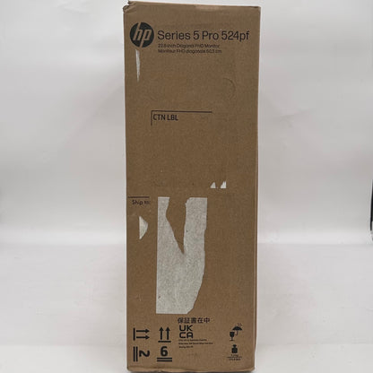 New HP 23.8" Series 5 Pro 524pf  FHD LCD IPS Business Monitor