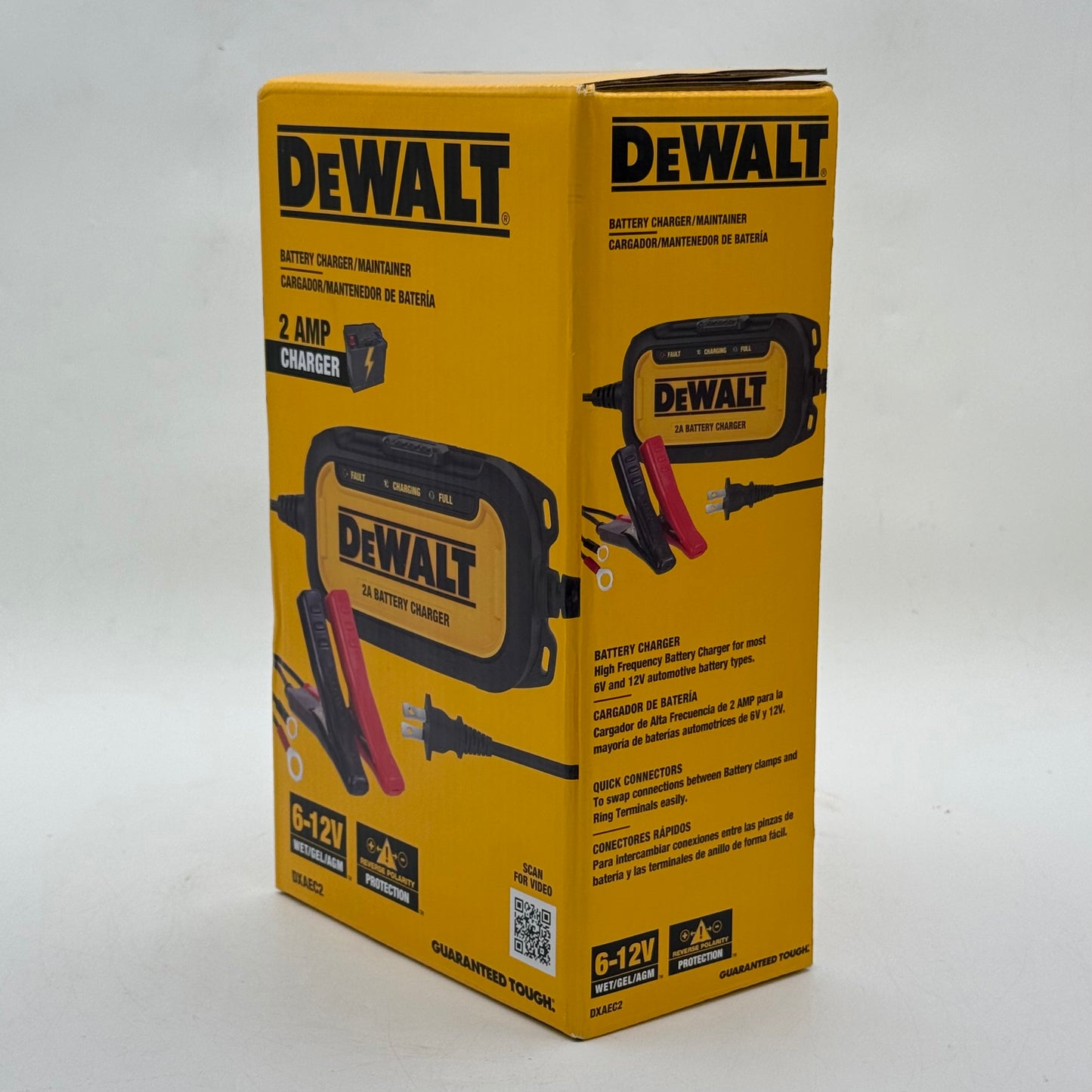 New DeWalt DXAEC2 12V Battery Charger & Maintainer