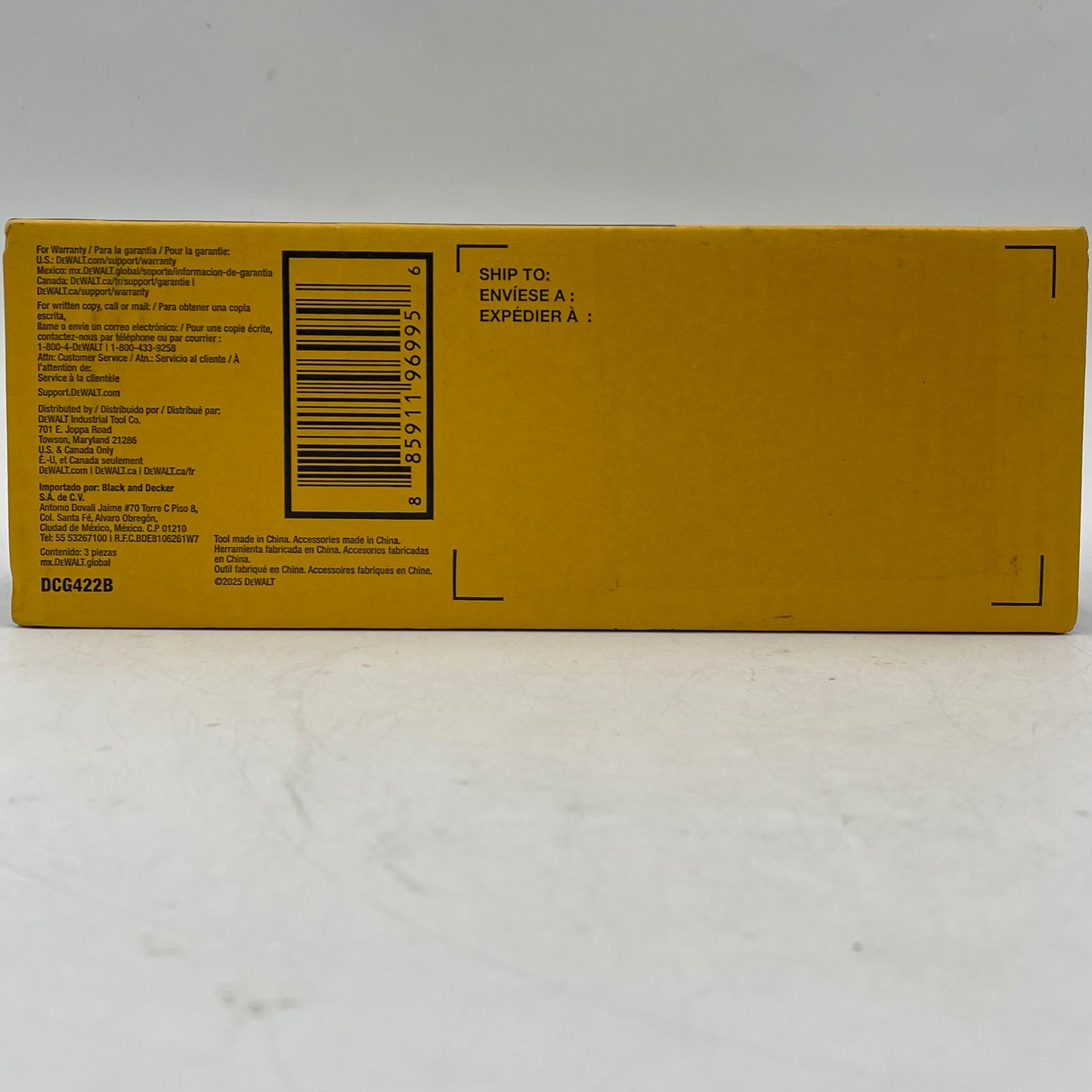 New DeWalt DCG422B 20V MAX 1/4" Right Angle Die Grinder