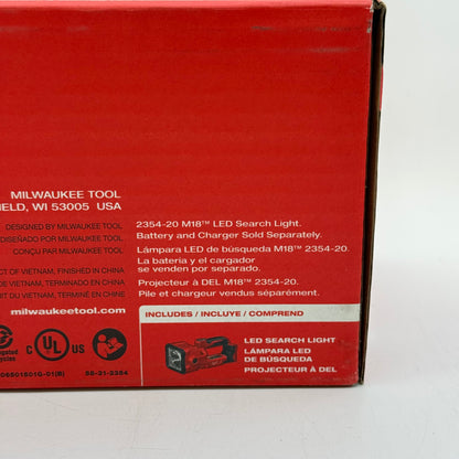 New Milwaukee 2354-20 M18 18V LED Search Light