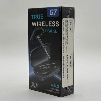 New G7 V5.3 Portable Bluetooth Wireless Headset Black
