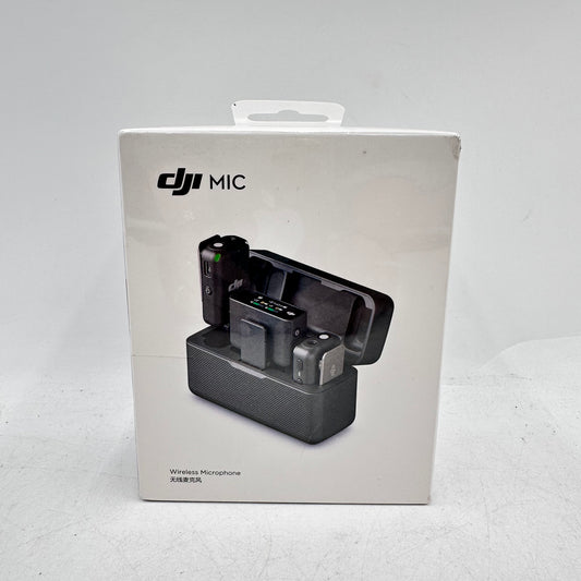 New DJI MIC (2 TX + 1 RX + Charging Case), Wireless Microphone AST01