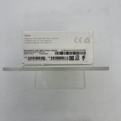 New Apple USB-C 20W Power Adapter Adapter A2305