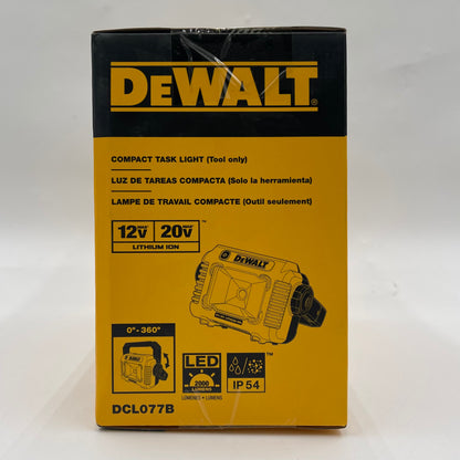 New DeWalt DCL077B 12v/20v MAX Compact Task Light
