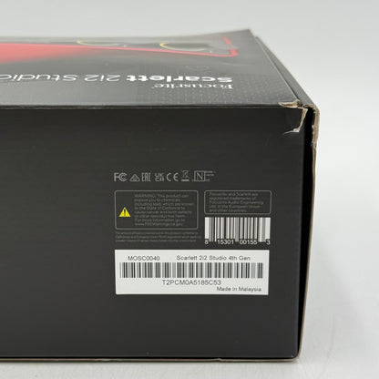 Scarlett 2i2 Studio USB Audio Interface AMS-SCARLETT-2I2-STU-4G