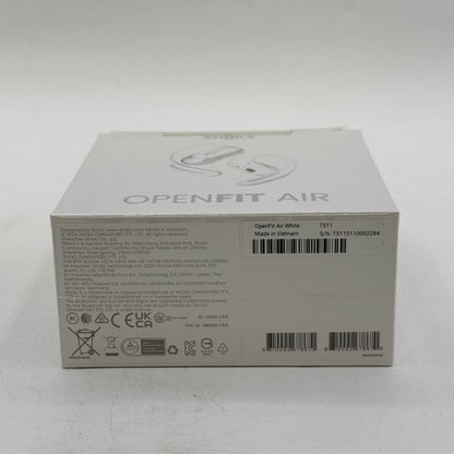 New Shokz OpenFit Air Open Ear True Wireless Earbuds White T511