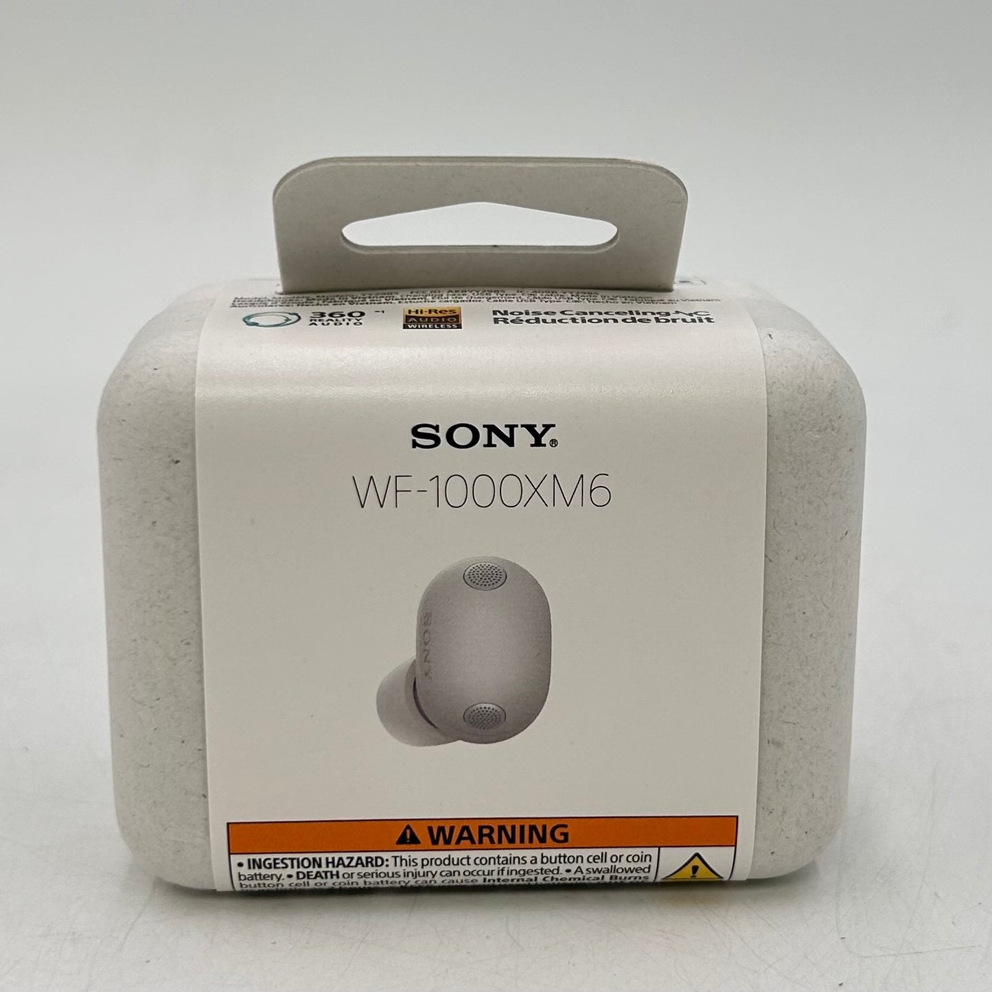 New Sony WF-1000XM6 Noise Cancelling Wireless Earbuds  Eco-White WF-1000XM6/SZ