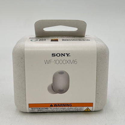 New Sony WF-1000XM6 Noise Cancelling Wireless Earbuds  Eco-White WF-1000XM6/SZ